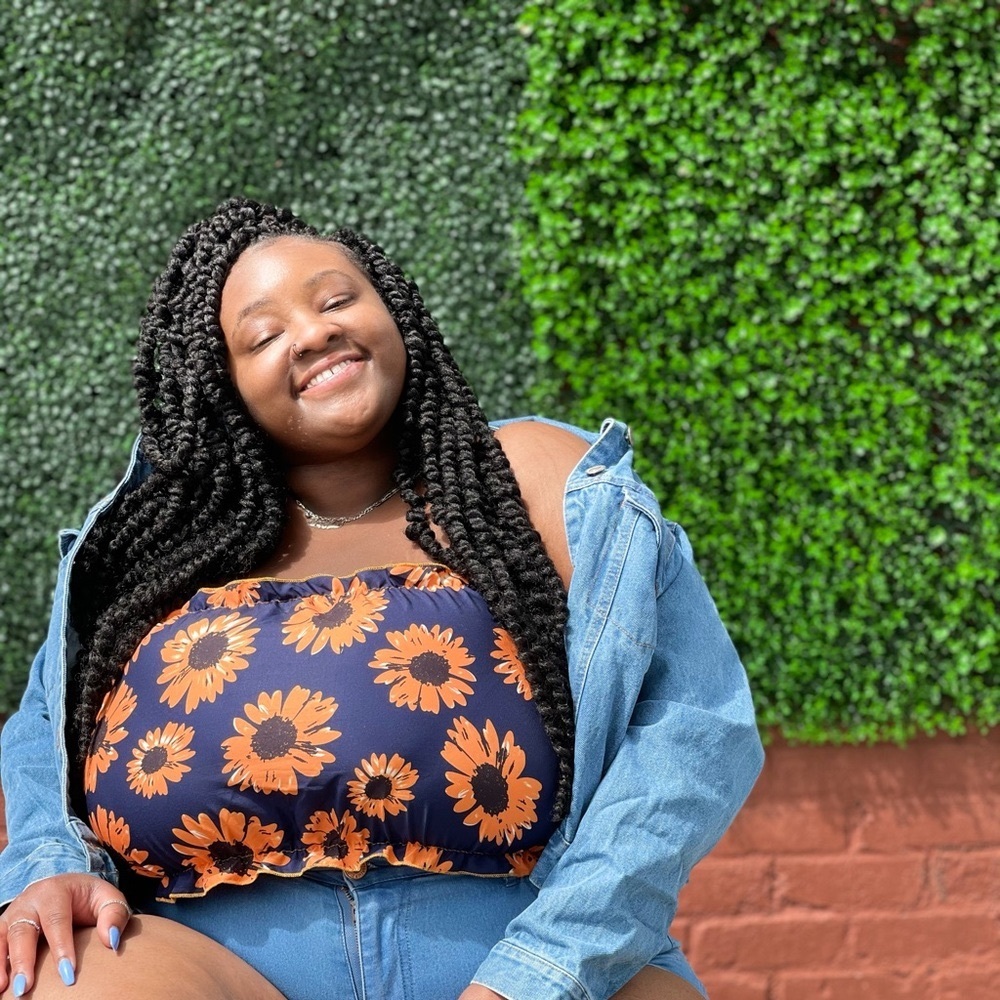 Sunflower Cropped tube top🌻